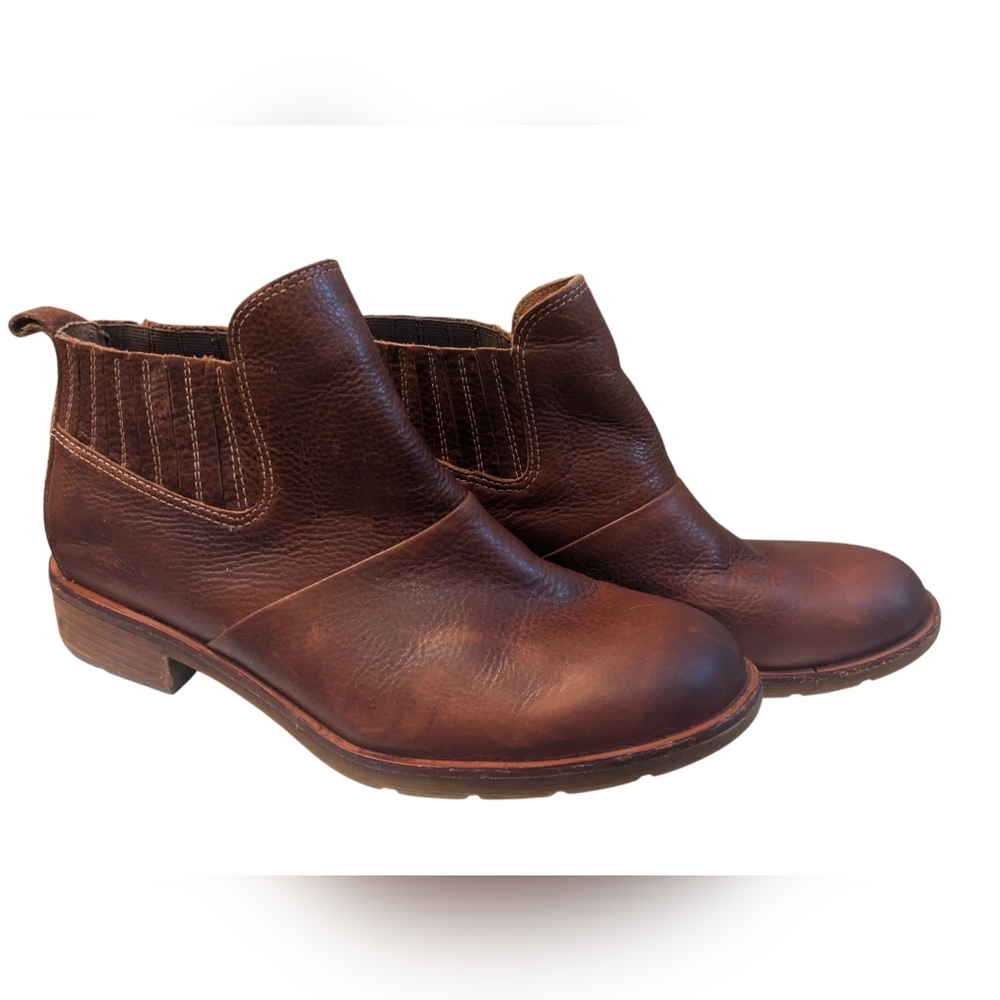 Sofft Bellis SF0007300 Chelsea Boots Women's US 10M Brown Leather Ankle Boots